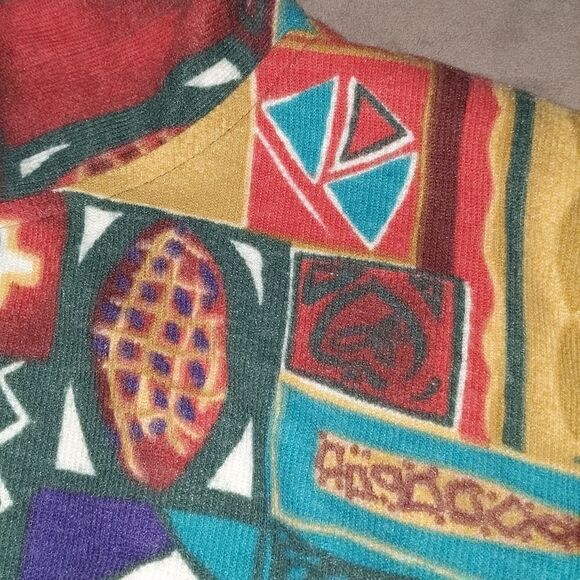 Basic Editions Women's vintage graphic print top or dress size small - Picture 8 of 8